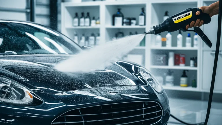 wash car with karcher