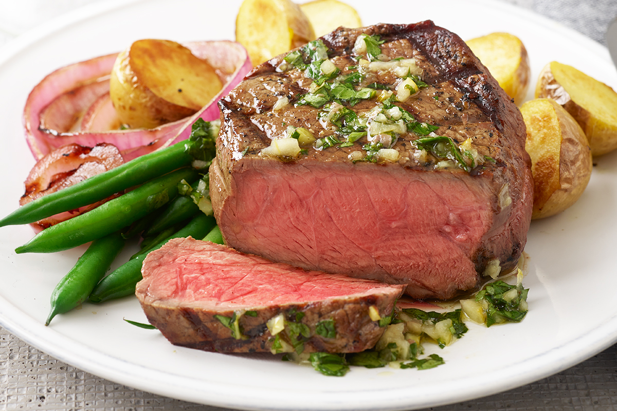 medium rare steak
